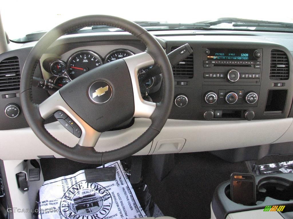 2009 Silverado 1500 LT Extended Cab 4x4 - Blue Granite Metallic / Light Titanium photo #15