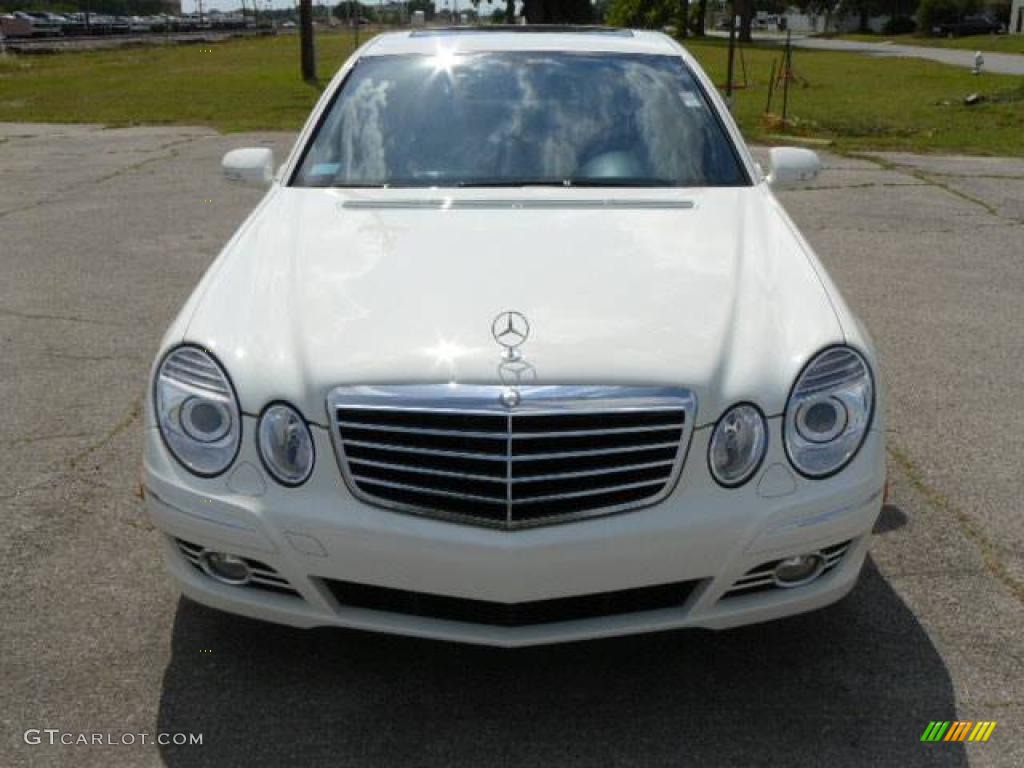 2007 E 350 Sedan - Arctic White / Cashmere photo #1