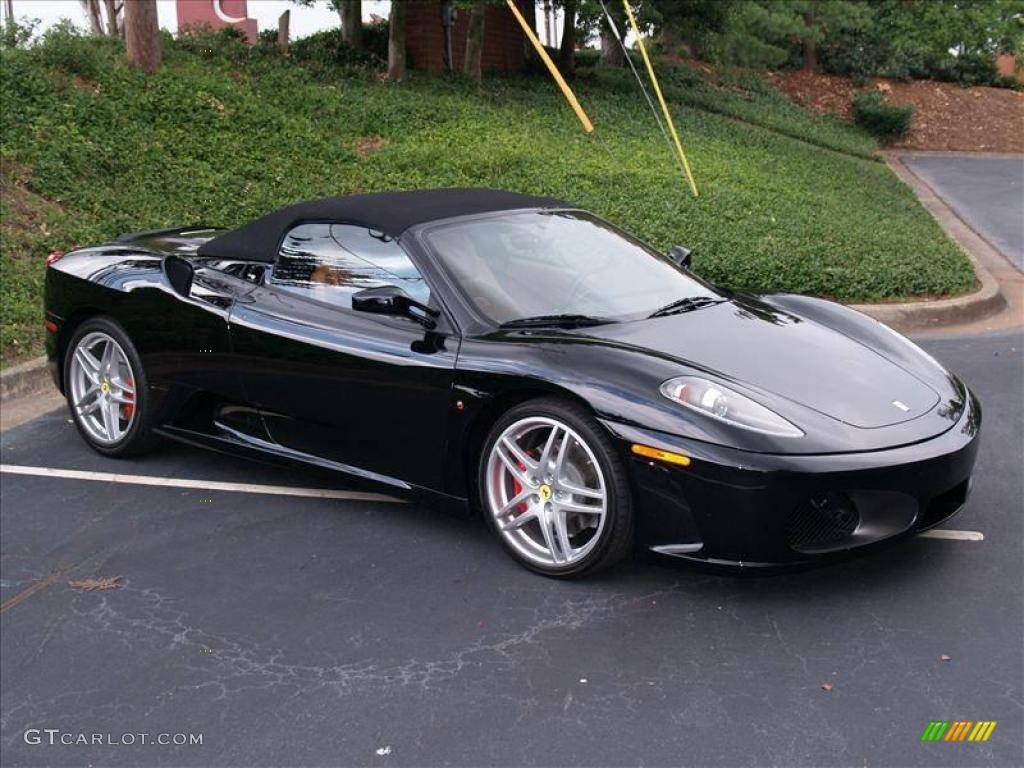 2006 F430 Spider - Nuovo Nero Daytona (Black Metallic) / Cuoio photo #2