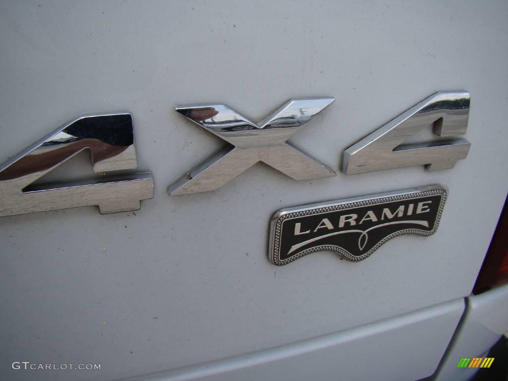 2007 Ram 3500 Laramie Mega Cab 4x4 Dually - Bright White / Khaki photo #28