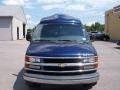 2002 Indigo Blue Metallic Chevrolet Express 1500 Passenger Conversion Van  photo #13