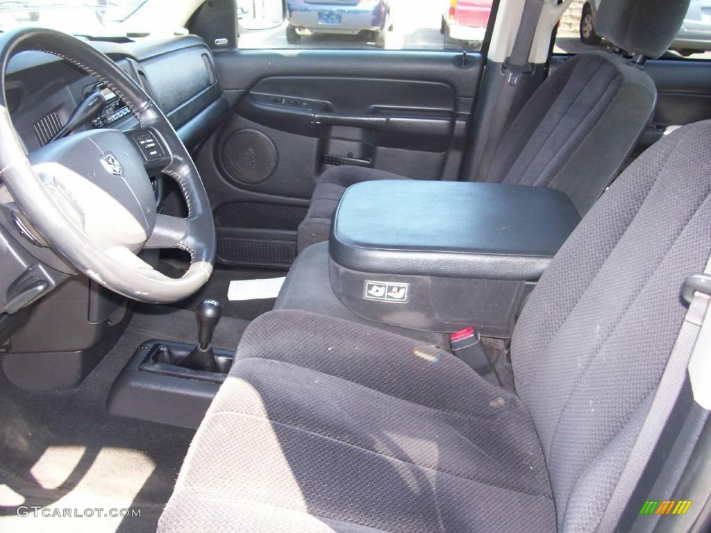 2004 Ram 1500 SLT Quad Cab 4x4 - Graphite Metallic / Dark Slate Gray photo #2