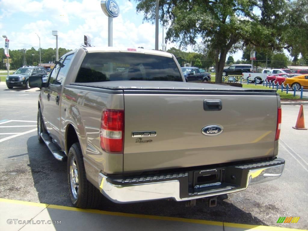 2004 F150 XLT SuperCrew - Arizona Beige Metallic / Tan photo #5