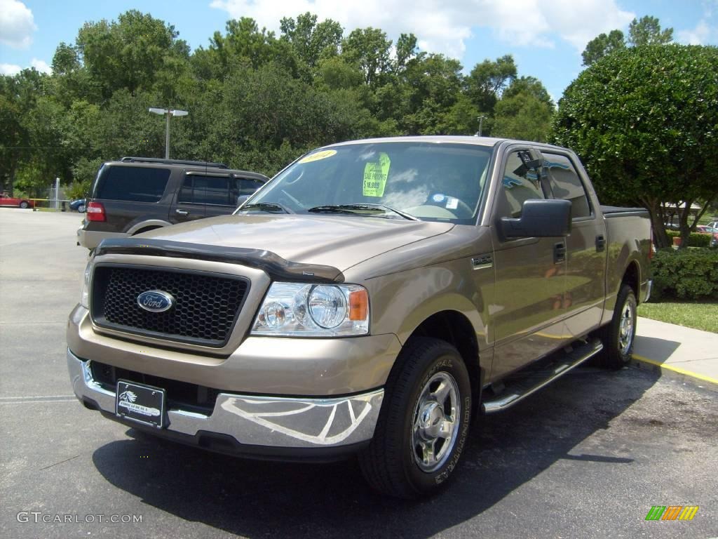 2004 F150 XLT SuperCrew - Arizona Beige Metallic / Tan photo #7