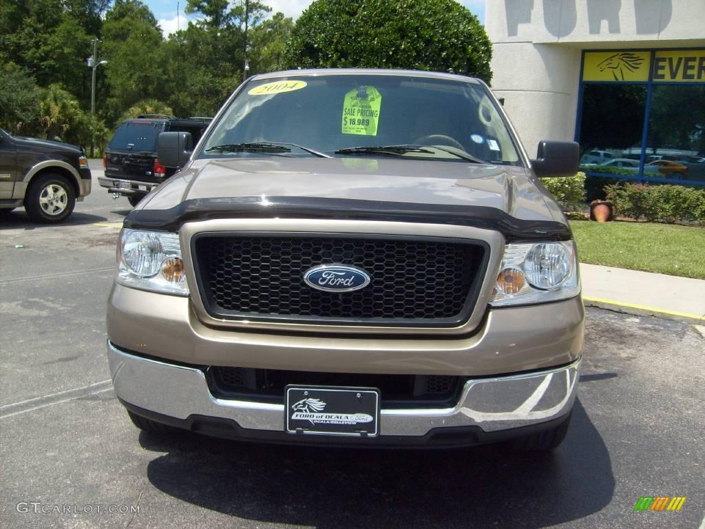 2004 F150 XLT SuperCrew - Arizona Beige Metallic / Tan photo #8