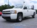 2007 Summit White Chevrolet Silverado 1500 LS Extended Cab 4x4  photo #4