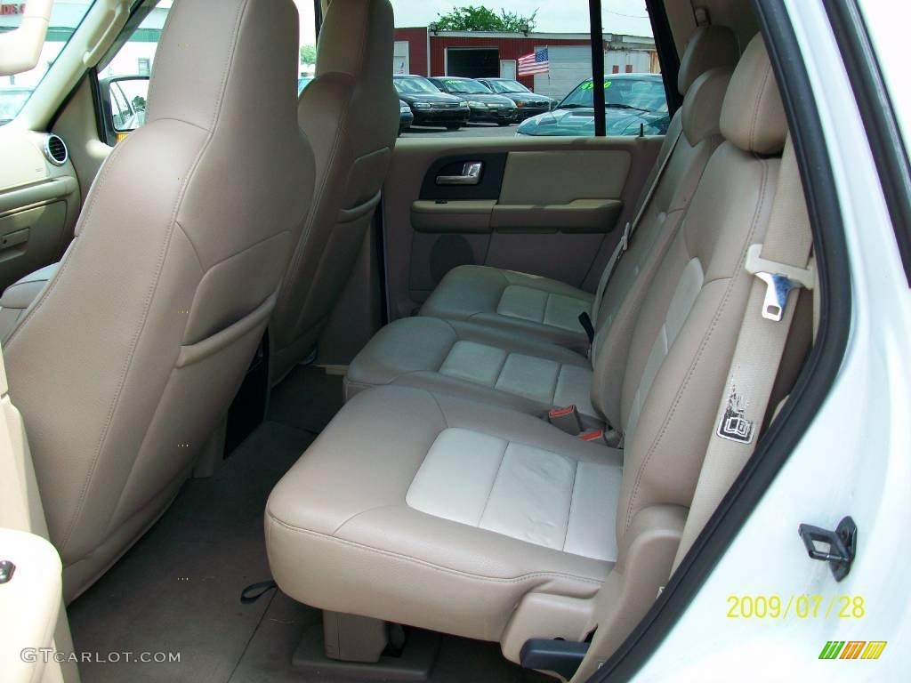 2003 Expedition Eddie Bauer 4x4 - Oxford White / Medium Parchment photo #7