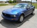 2007 Vista Blue Metallic Ford Mustang V6 Deluxe Coupe  photo #8