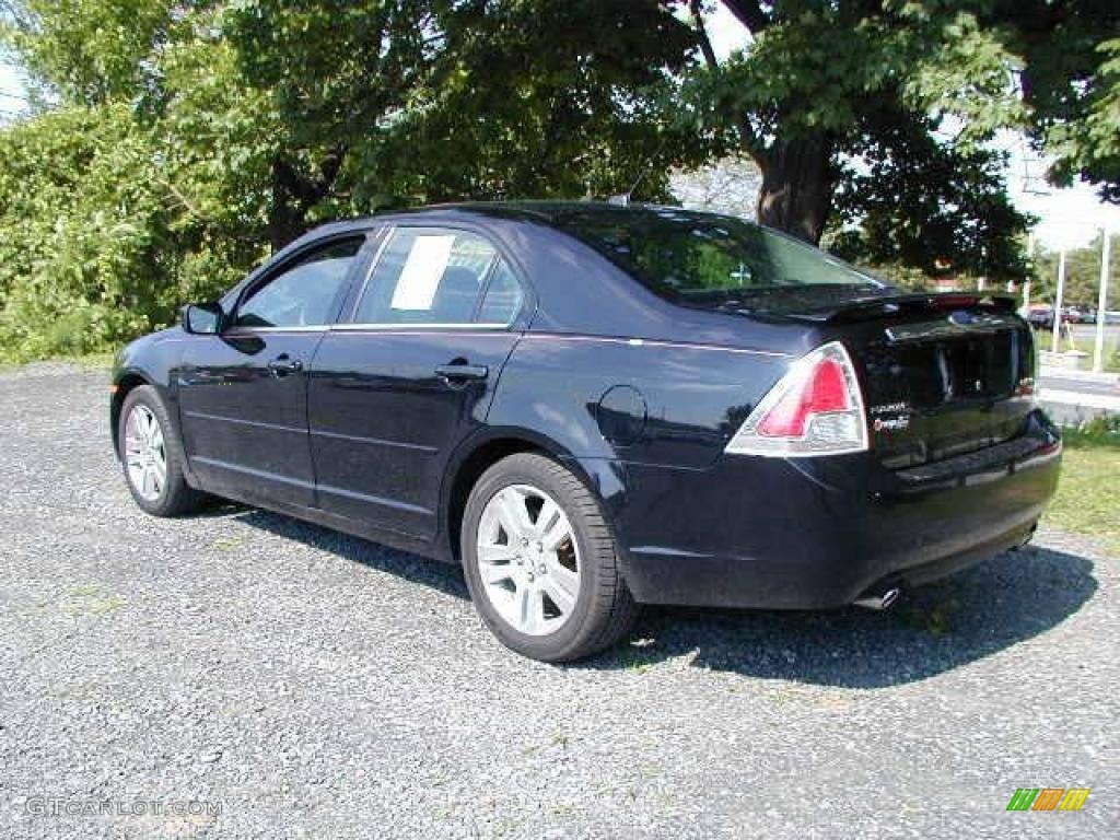 2007 Fusion SEL V6 - Black / Charcoal Black photo #4