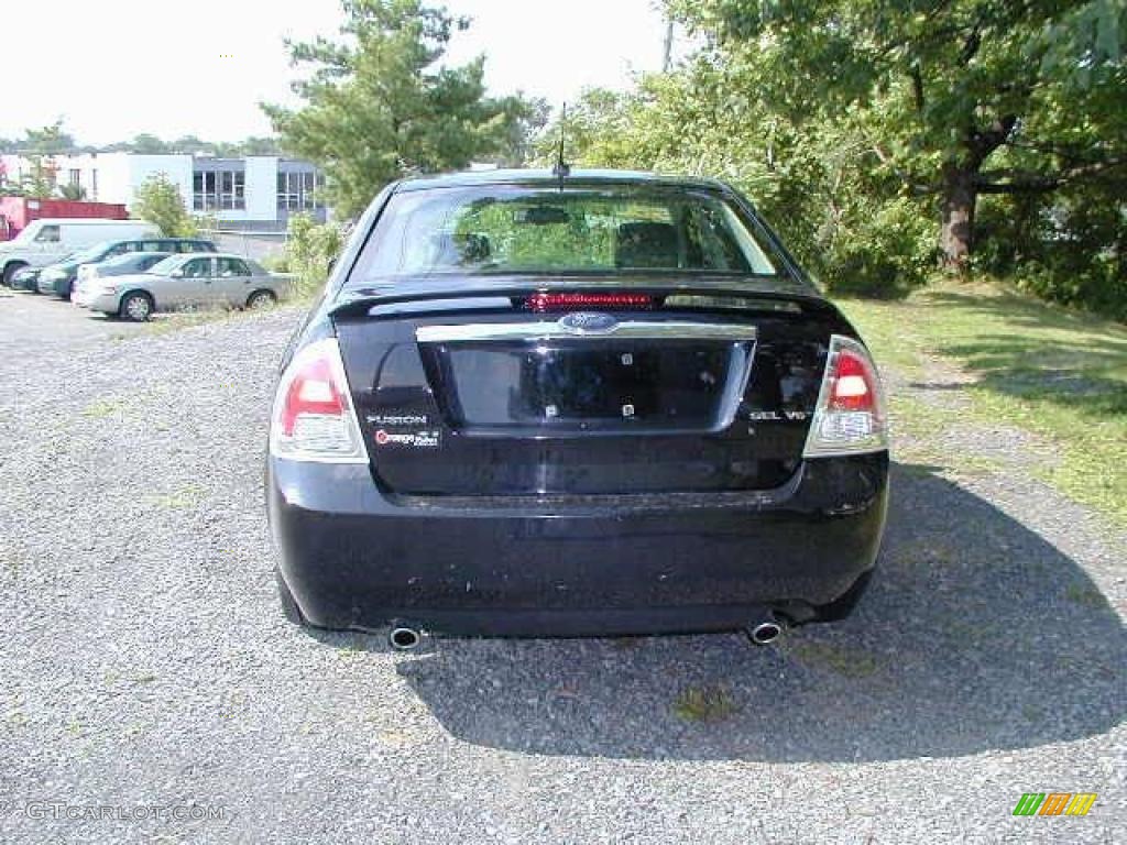 2007 Fusion SEL V6 - Black / Charcoal Black photo #5