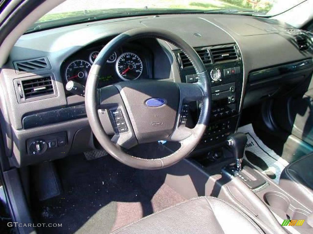 2007 Fusion SEL V6 - Black / Charcoal Black photo #10