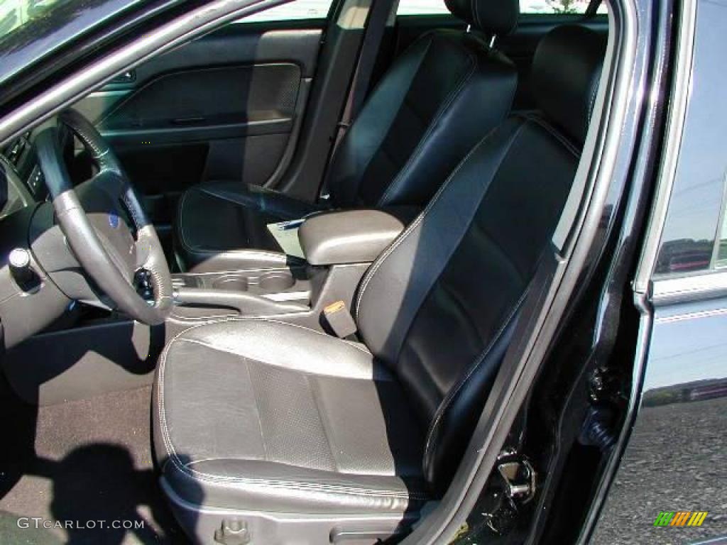 2007 Fusion SEL V6 - Black / Charcoal Black photo #11