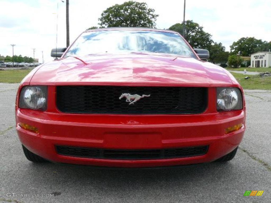 2007 Mustang V6 Premium Convertible - Torch Red / Light Graphite photo #1