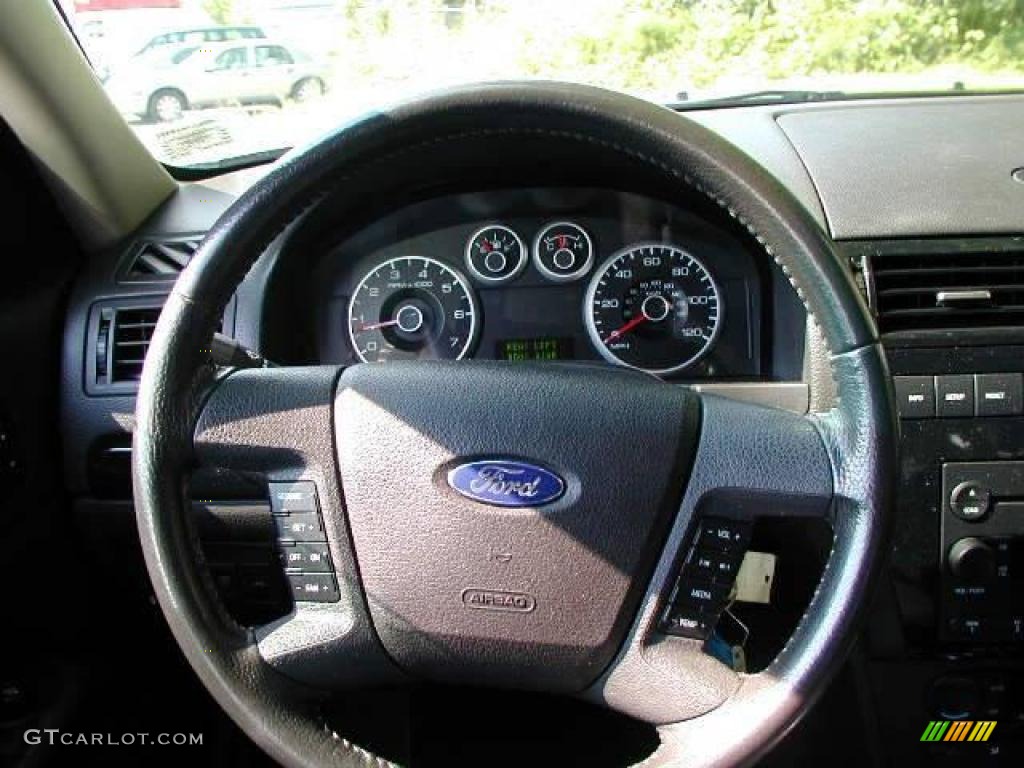 2007 Fusion SEL V6 - Black / Charcoal Black photo #14
