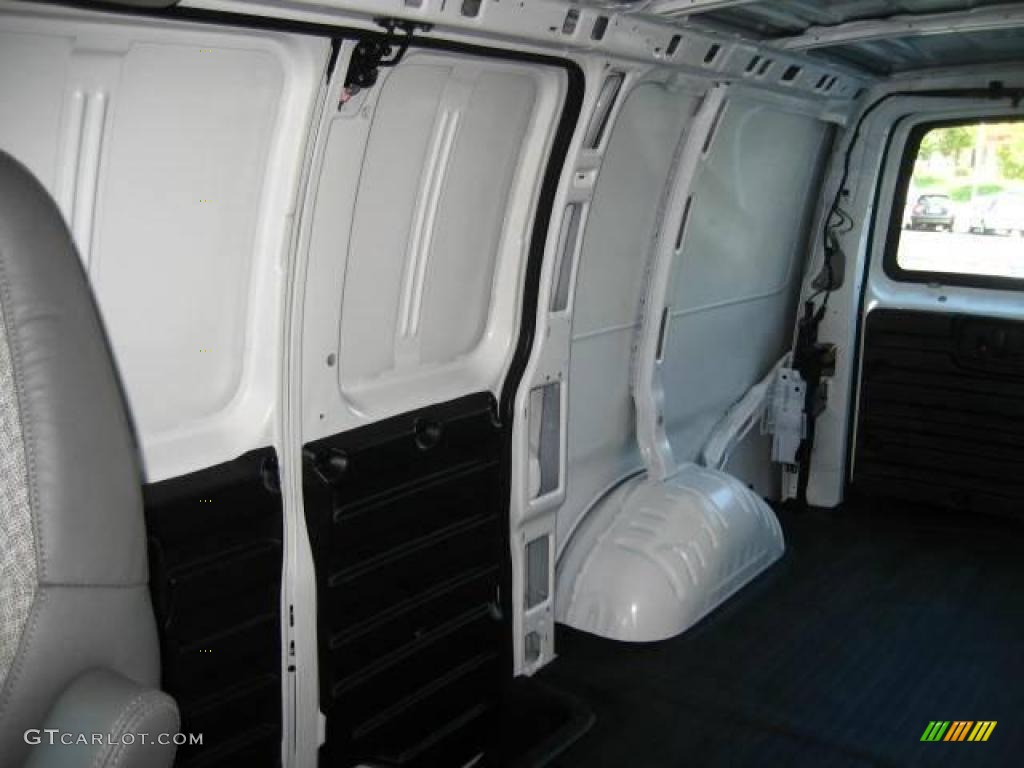 2009 Express 1500 Cargo Van - Summit White / Medium Pewter photo #8