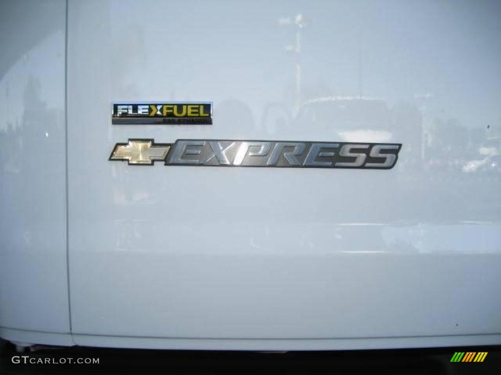 2009 Express 1500 Cargo Van - Summit White / Medium Pewter photo #14