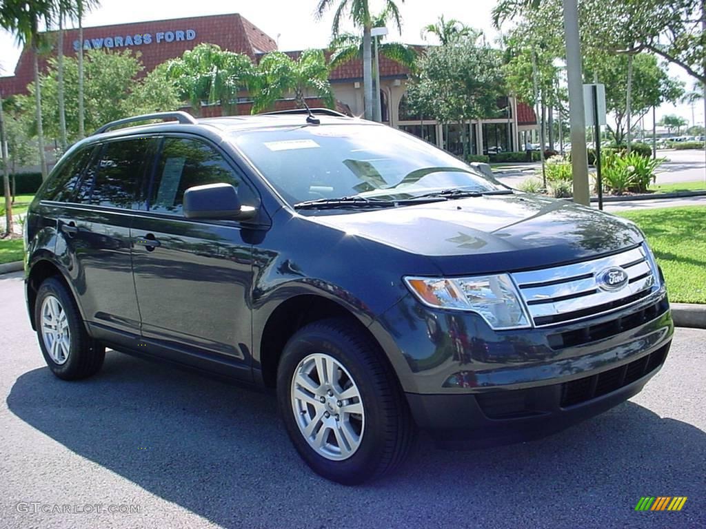 2007 Edge SE - Carbon Metallic / Medium Light Stone photo #1