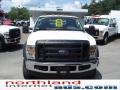 Oxford White - F450 Super Duty XL Regular Cab 4x4 Chassis Dump Truck Photo No. 3
