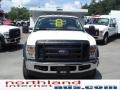 2009 Oxford White Ford F450 Super Duty XL Regular Cab 4x4 Chassis Dump Truck  photo #3