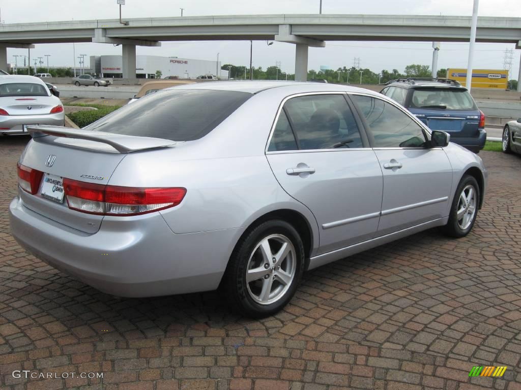 2003 Accord EX Sedan - Satin Silver Metallic / Black photo #6