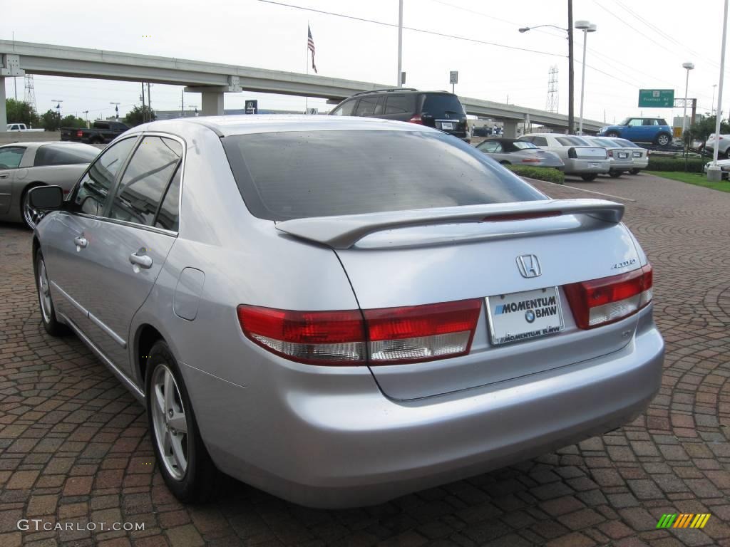 2003 Accord EX Sedan - Satin Silver Metallic / Black photo #8
