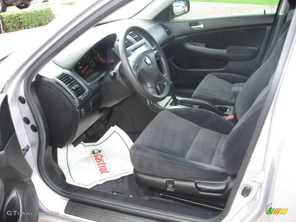 2003 Accord EX Sedan - Satin Silver Metallic / Black photo #9