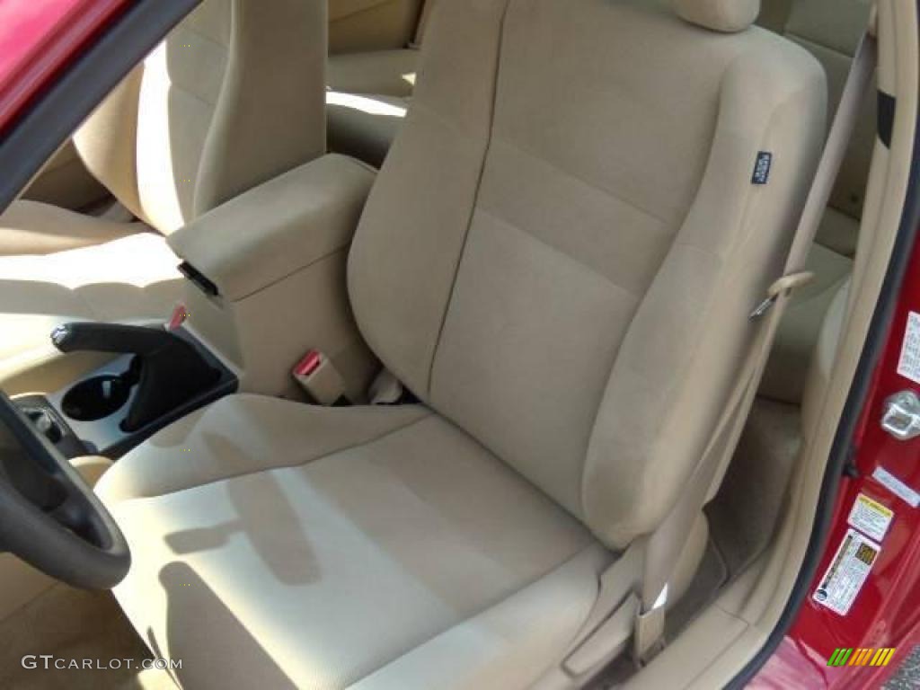 2007 Accord LX Coupe - San Marino Red / Ivory photo #9