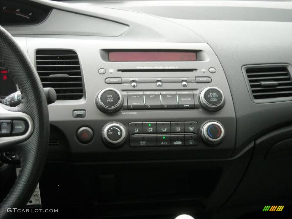 2008 Civic Si Sedan - Fiji Blue Pearl / Black photo #13