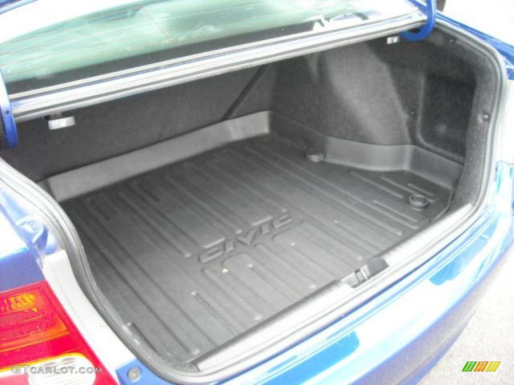 2008 Civic Si Sedan - Fiji Blue Pearl / Black photo #18