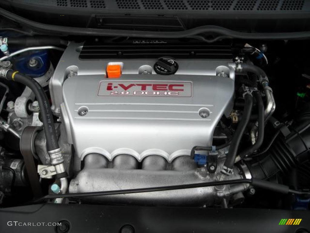 2008 Civic Si Sedan - Fiji Blue Pearl / Black photo #20