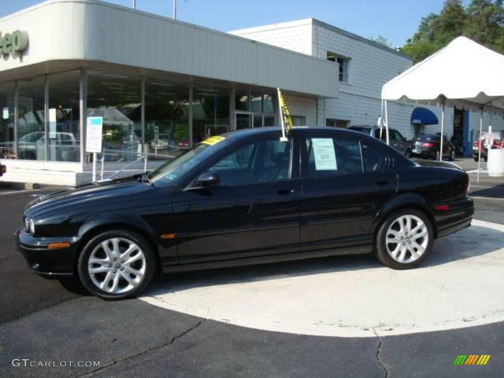 Ebony Black Jaguar X-Type