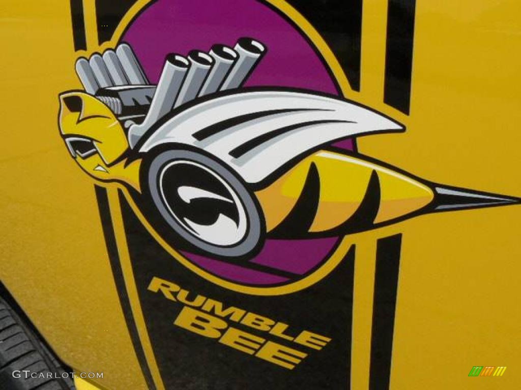 2004 Ram 1500 SLT Rumble Bee Regular Cab - Solar Yellow / Dark Slate Gray/Yellow Accents photo #8