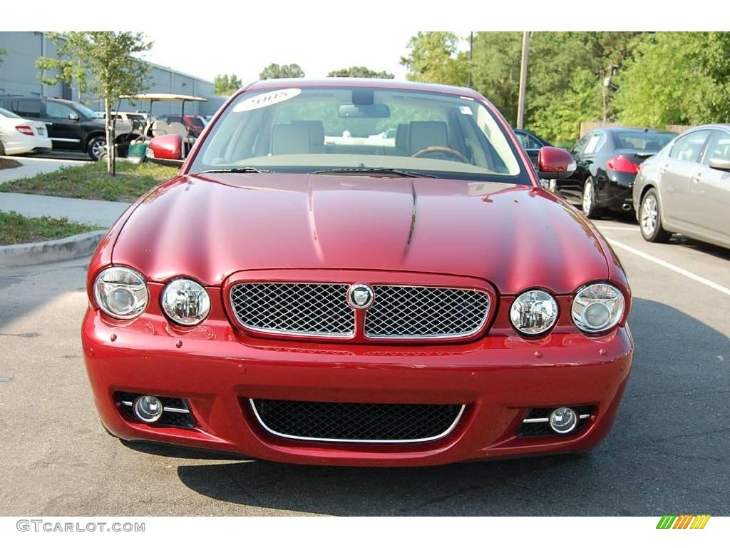 2008 XJ XJ8 L - Radiance Red Metallic / Champagne/Mocha photo #15