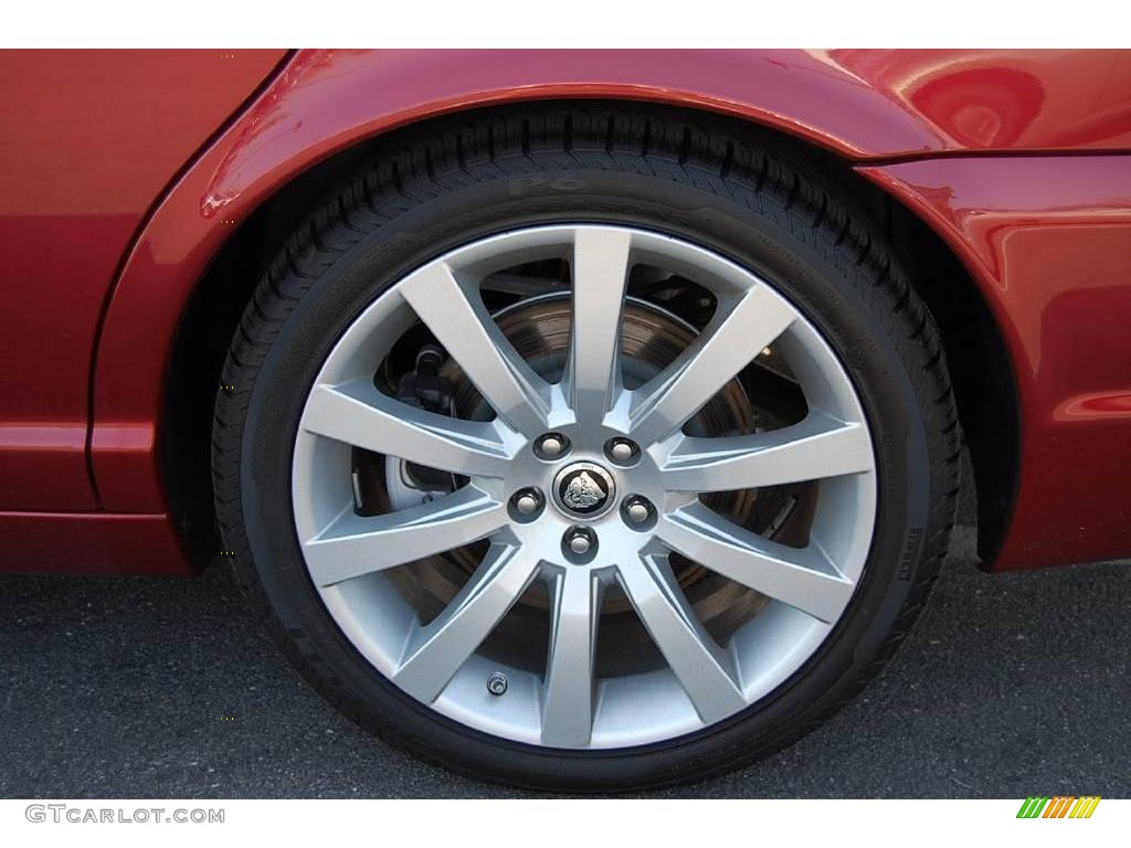 2008 XJ XJ8 L - Radiance Red Metallic / Champagne/Mocha photo #20