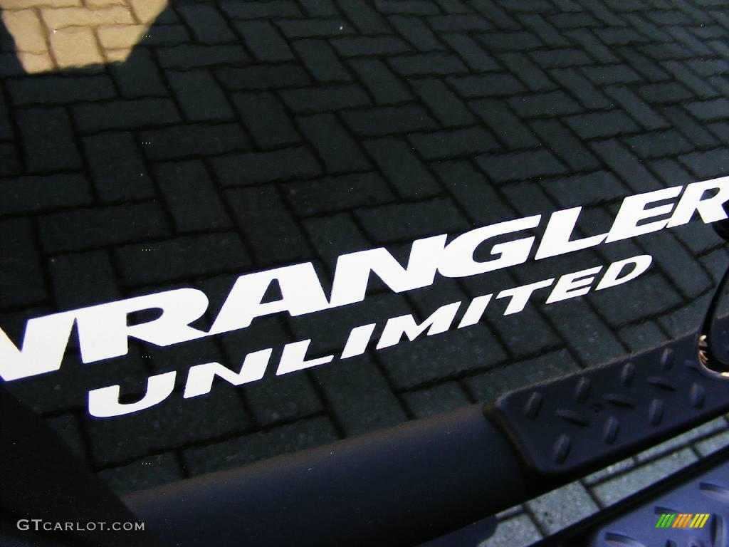 2007 Wrangler Unlimited Rubicon 4x4 - Black / Dark Slate Gray/Medium Slate Gray photo #12