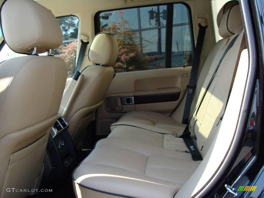 2007 Range Rover HSE - Java Black Pearl / Sand/Jet photo #6