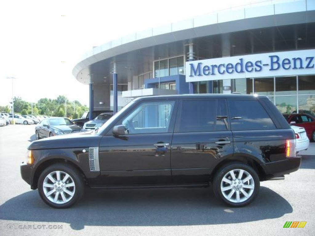 2006 Range Rover Supercharged - Java Black Pearl / Jet Black/Sand photo #2