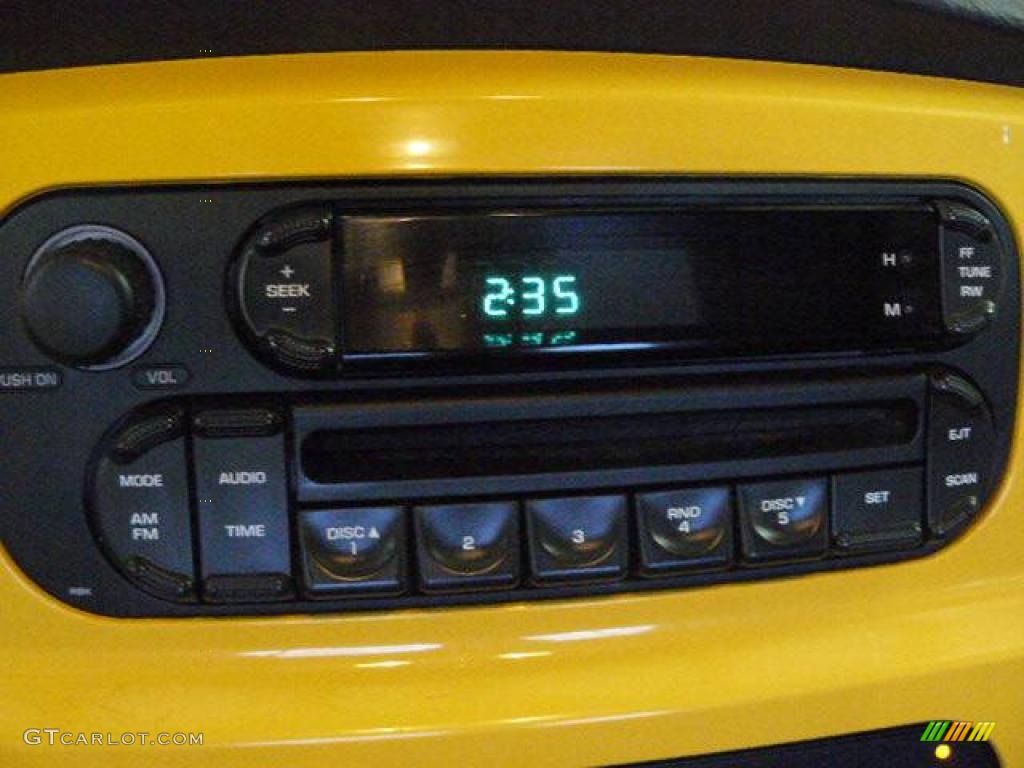 2004 Ram 1500 SLT Rumble Bee Regular Cab - Solar Yellow / Dark Slate Gray/Yellow Accents photo #25