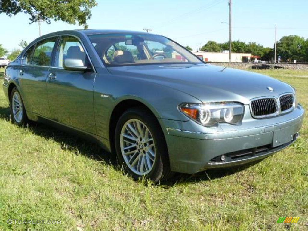 2005 7 Series 745Li Sedan - Slate Green Metallic / Dark Beige/Beige III photo #2