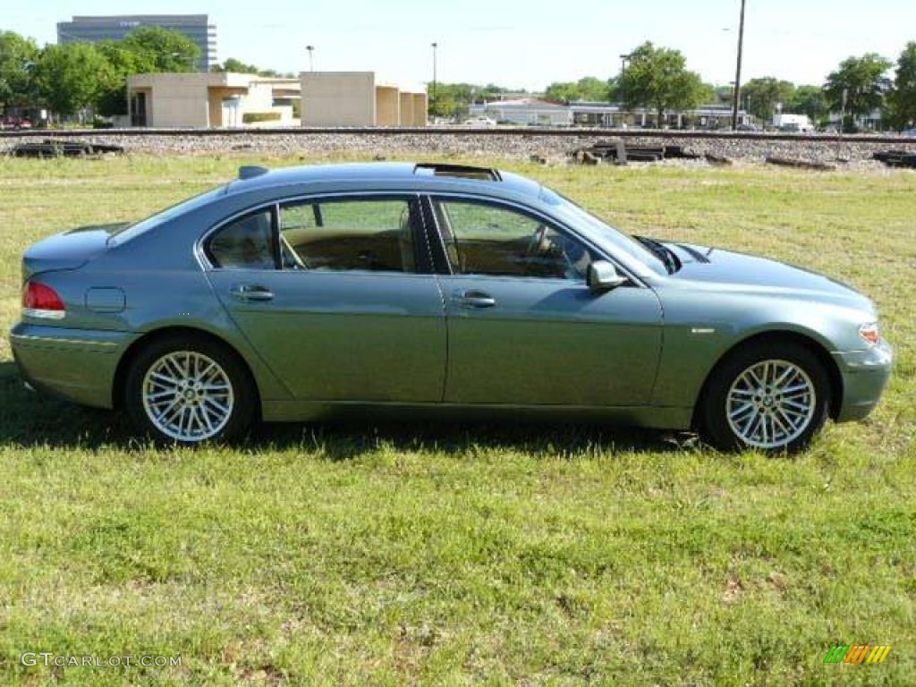 2005 7 Series 745Li Sedan - Slate Green Metallic / Dark Beige/Beige III photo #3