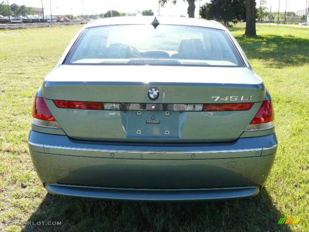 2005 7 Series 745Li Sedan - Slate Green Metallic / Dark Beige/Beige III photo #5