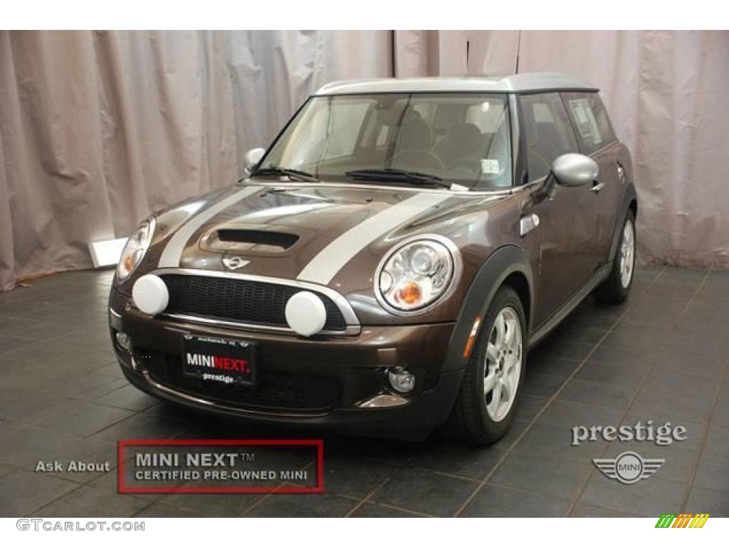 2008 Cooper S Clubman - Hot Chocolate Metallic / Lounge Carbon Black photo #1