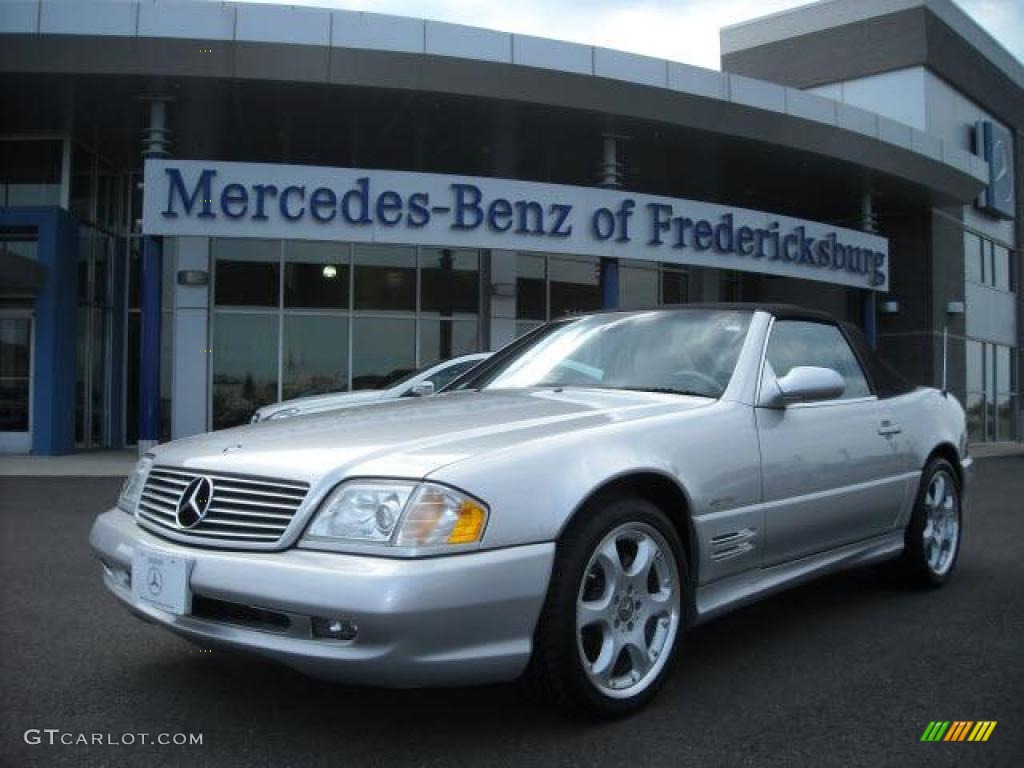 2002 SL 500 Silver Arrow Roadster - Brilliant Silver Metallic / Silver/Black photo #1