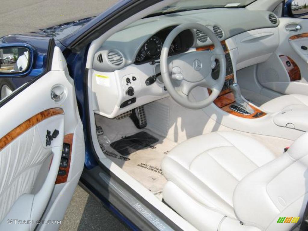 2005 CLK 320 Cabriolet - Orion Blue Metallic / Ash photo #9