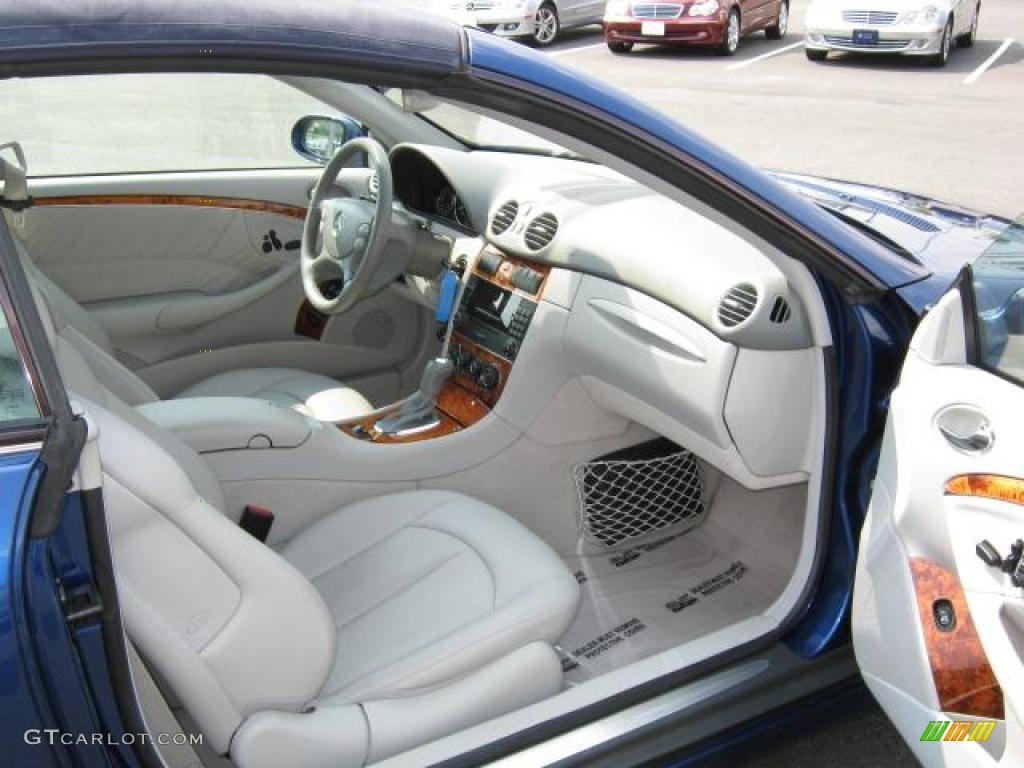 2005 CLK 320 Cabriolet - Orion Blue Metallic / Ash photo #19