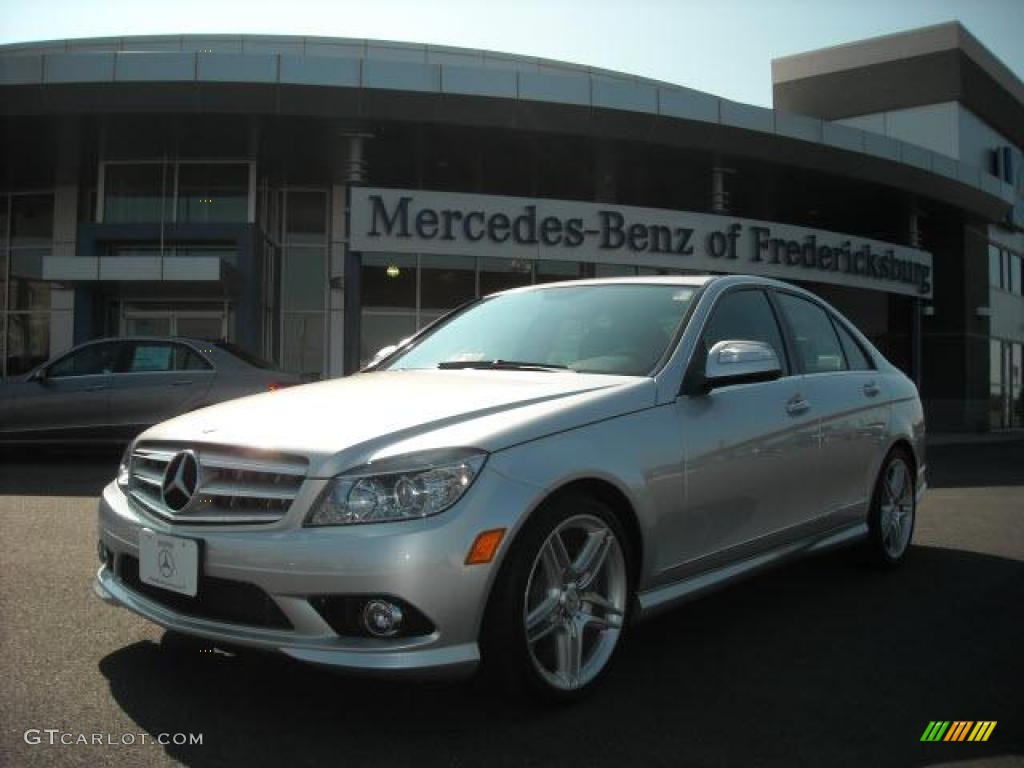 2009 C 350 Sport - Iridium Silver Metallic / Black photo #1