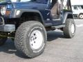 2001 Patriot Blue Pearl Jeep Wrangler Sport 4x4  photo #6