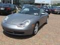 2001 Seal Grey Metallic Porsche 911 Carrera Cabriolet  photo #2