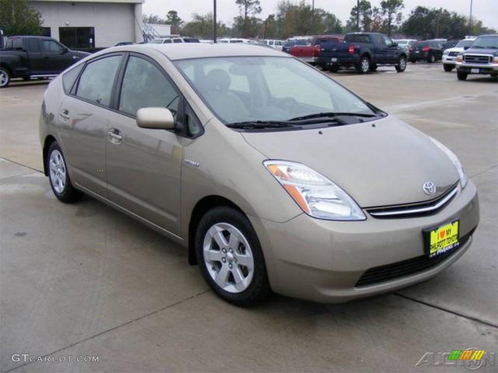 2006 Prius Hybrid - Driftwood Pearl / Beige photo #44