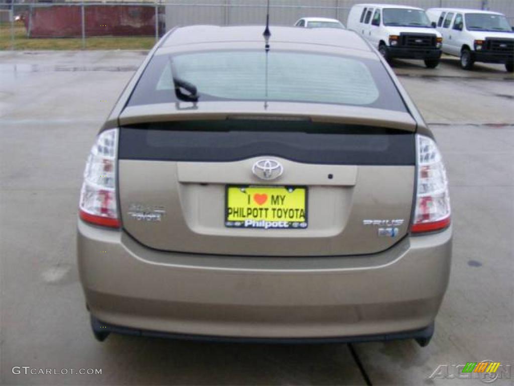 2006 Prius Hybrid - Driftwood Pearl / Beige photo #47